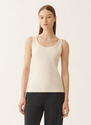 Fabiana Filippi Ribbed Jersey Tank Top
