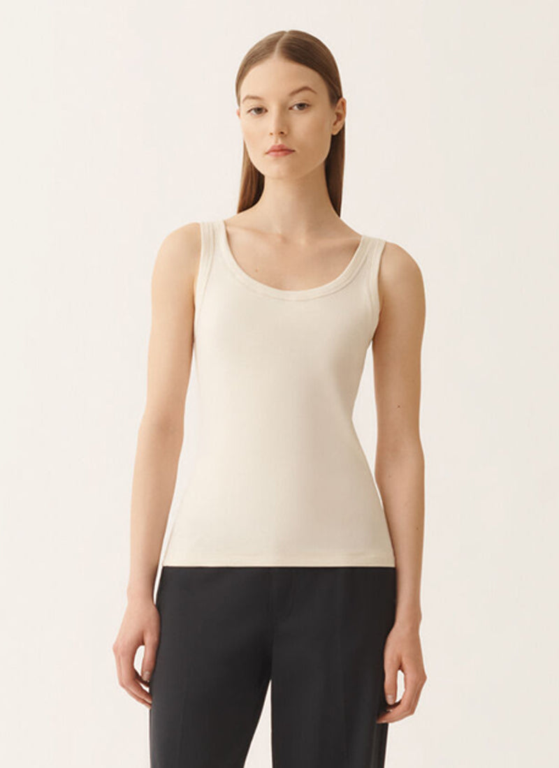Fabiana Filippi Ribbed Jersey Tank Top