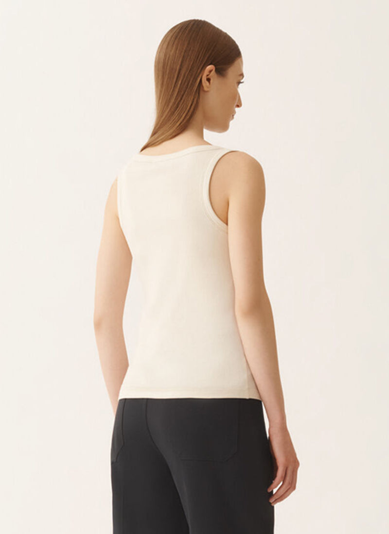 Fabiana Filippi Ribbed Jersey Tank Top