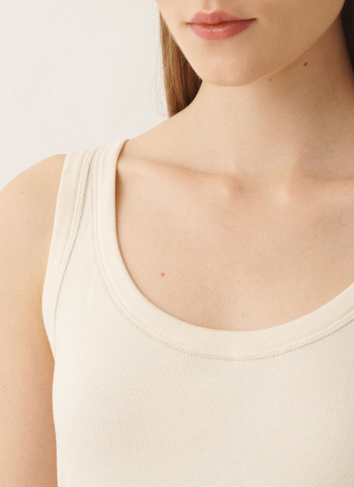 Ribbed Jersey Tank Top by Fabiana Filippi at Andrews