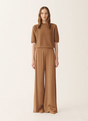 Amelia Enver Satin Wide Leg Pant