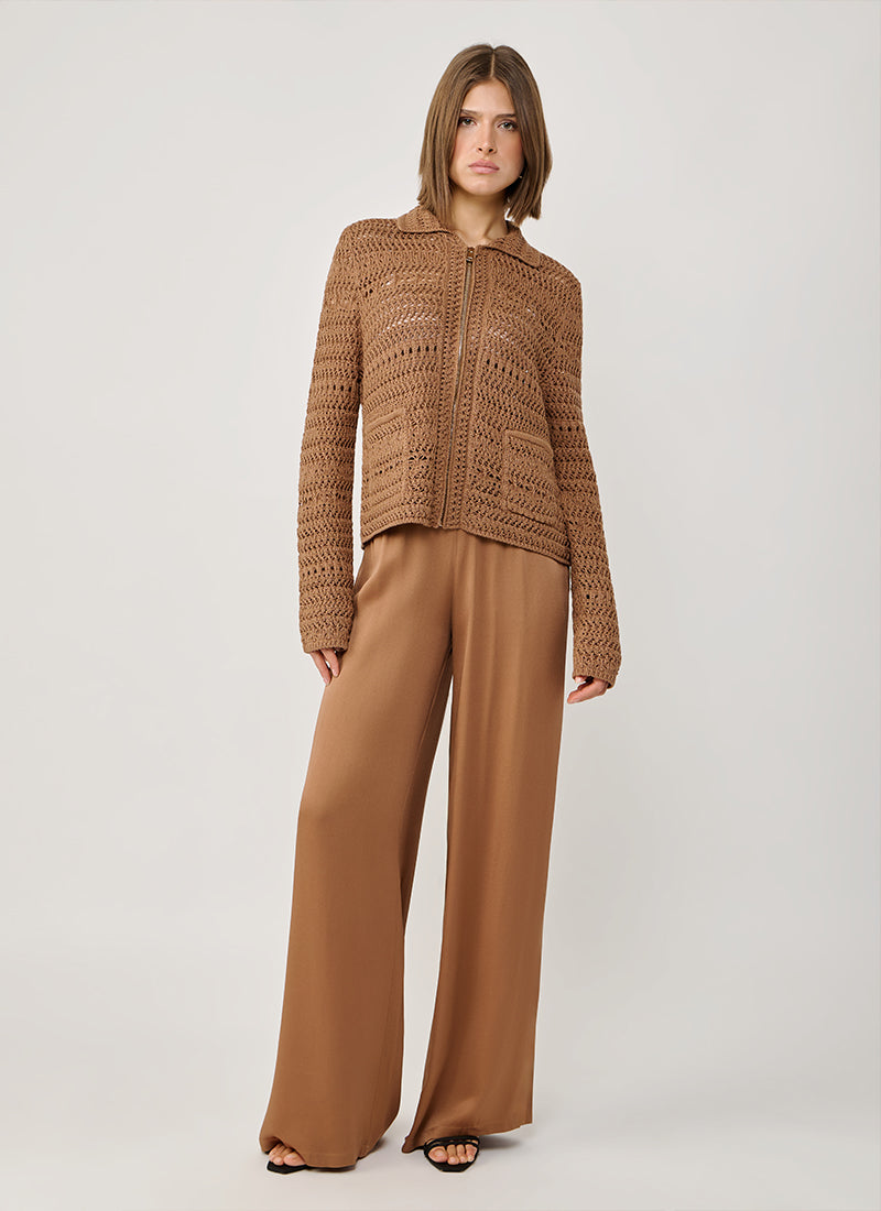  Amelia Enver Satin Wide Leg Pant by Fabiana Filippi at Andrews 