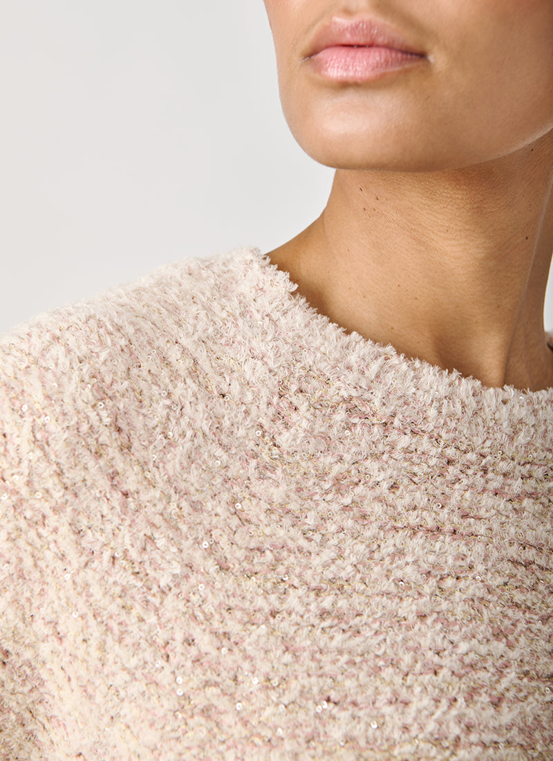 Fabiana Filippi Sequin Effect Capelet