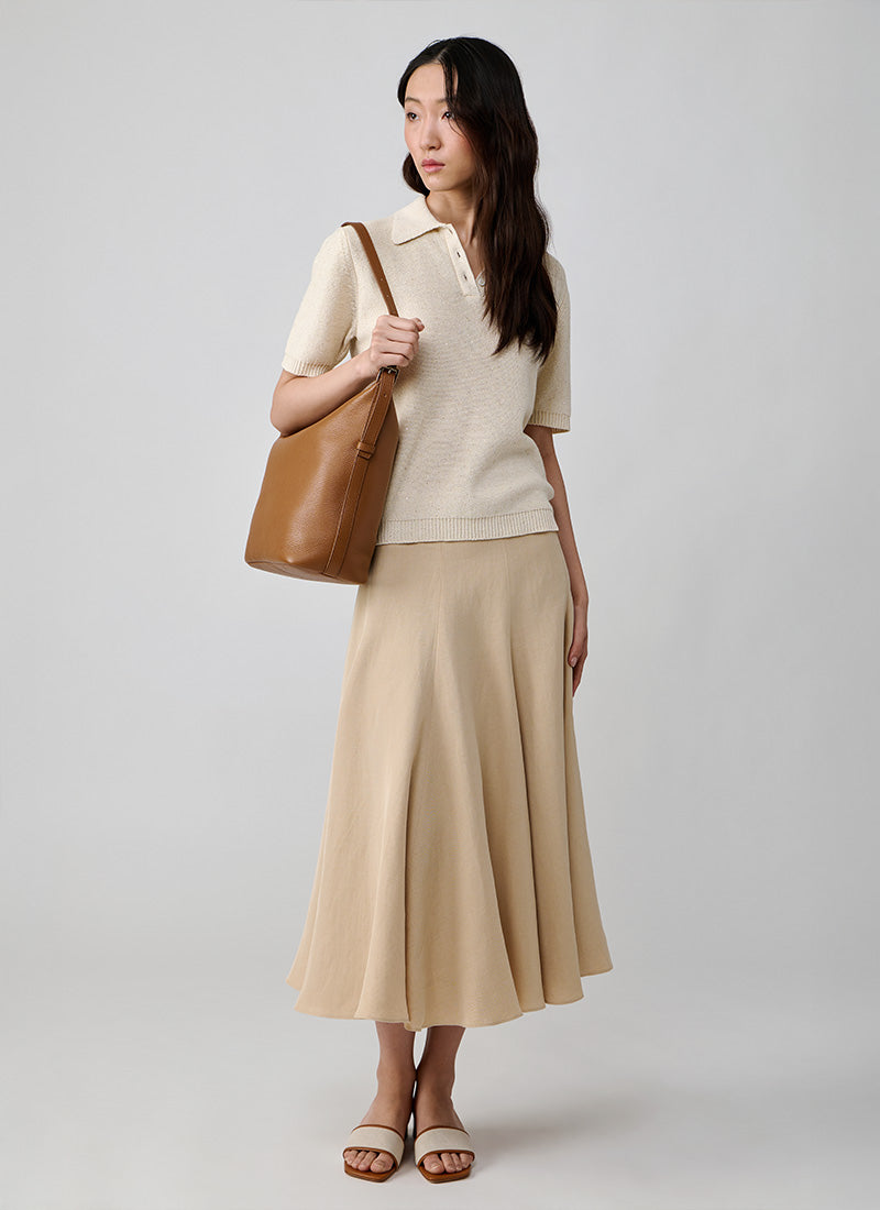 Fabiana Filippi Pebbled Leather Shoulder Bag
