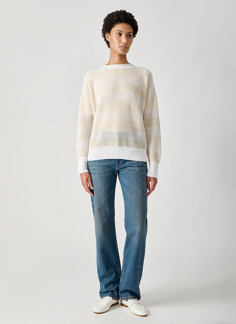 Fabiana Filippi Striped Cotton Wool Sweater