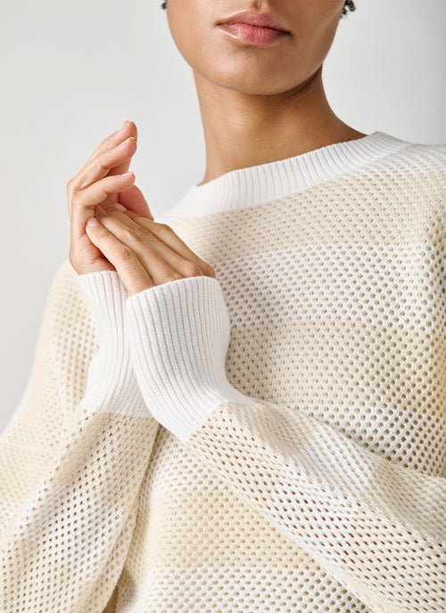 Fabiana Filippi Striped Cotton Wool Sweater
