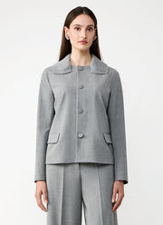 Fabiana Filippi Tecno Jacket With Knit Collar