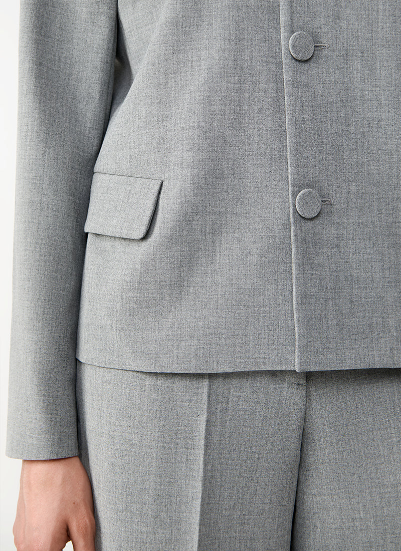 Fabiana Filippi Tecno Jacket With Knit Collar