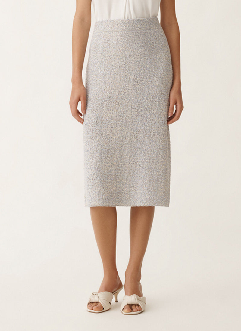 Fabiana Filippi Lurex Tweed Pencil Skirt