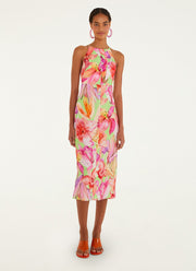 Artsy Floral Midi Dress by FARM Rio
