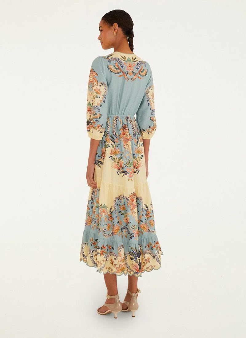 FARM Rio Boho Beauty Butter Maxi Dress