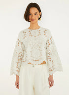 FARM Rio Flowers Richelieu Blouse