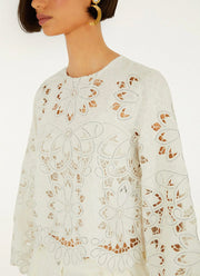 FARM Rio Flowers Richelieu Blouse