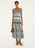 FARM Rio Manoela Belted Maxi Dress