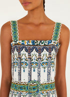 FARM Rio Manoela Belted Maxi Dress