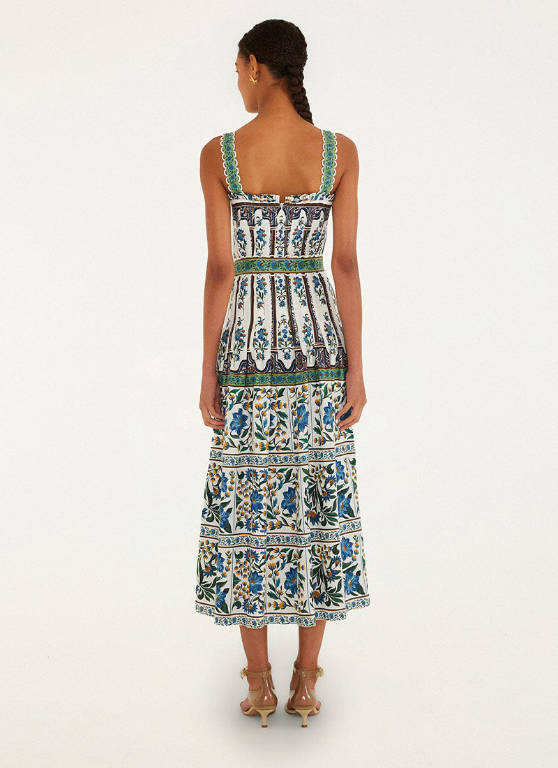 FARM Rio Manoela Belted Maxi Dress