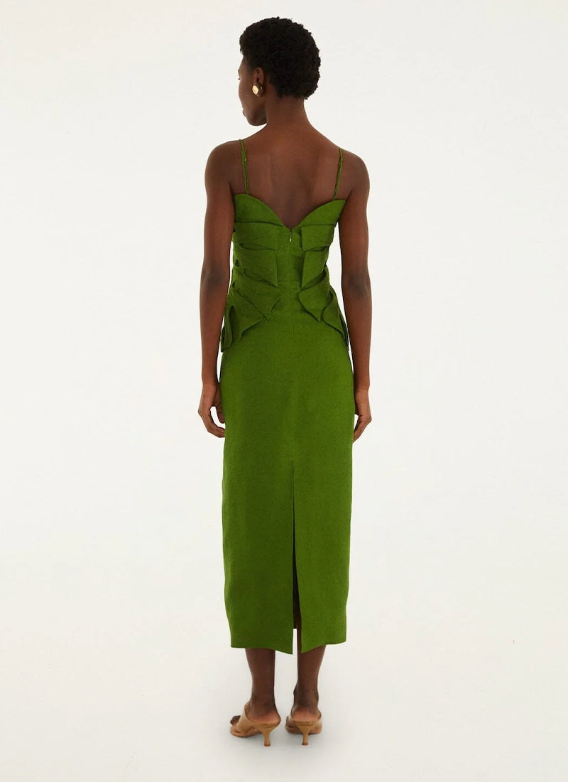 Monstera Leaf Midi Dress by FARM Rio