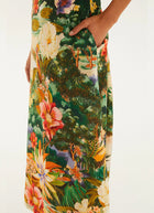 FARM Rio Oriental Garden Short Sleeve Dress