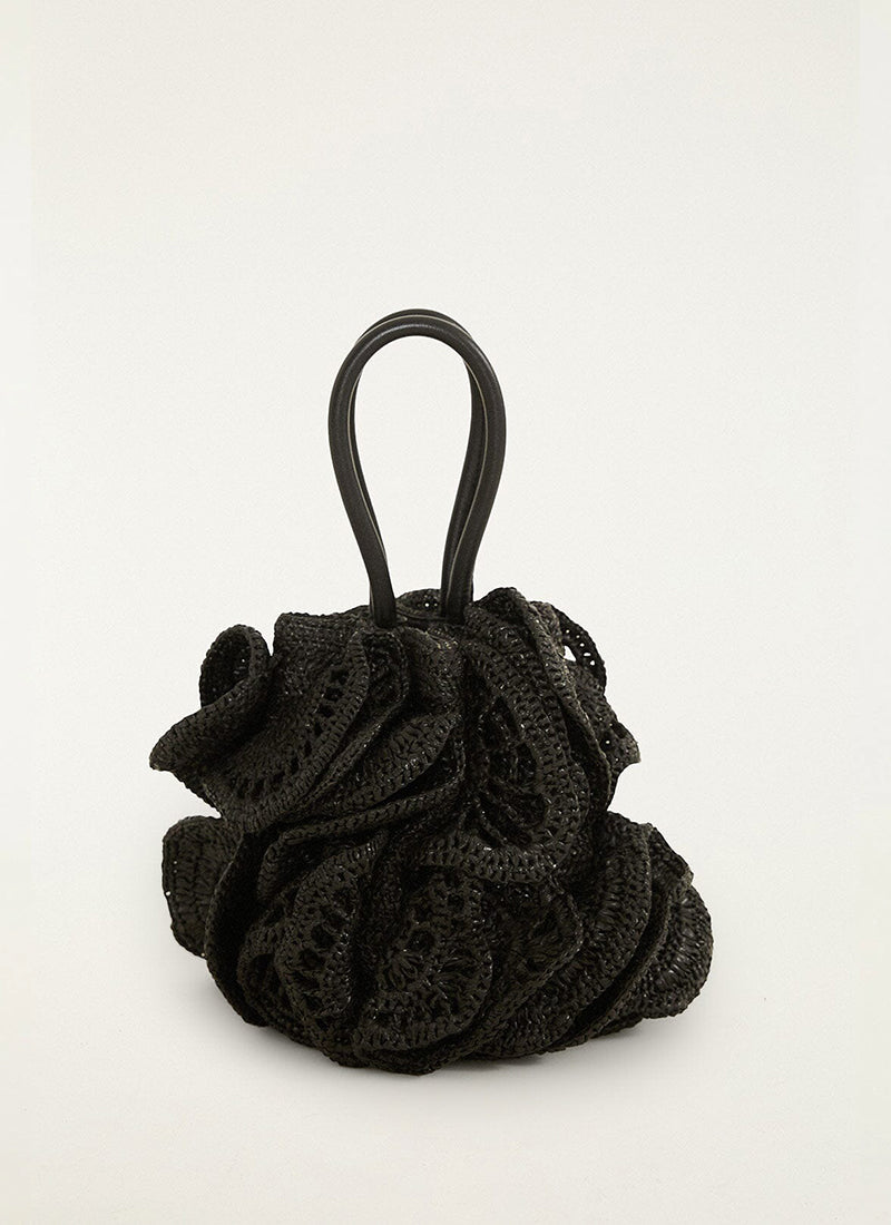 FARM Rio Raffia Flower Bag