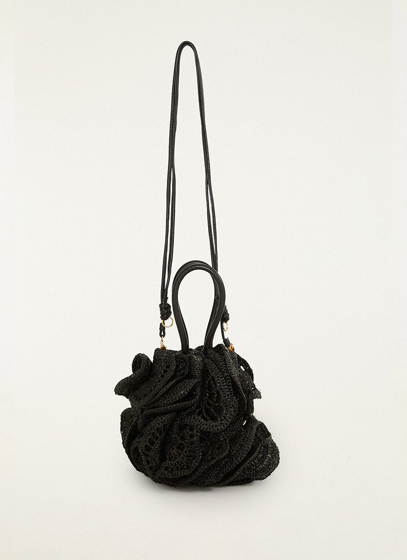 FARM Rio Raffia Flower Bag