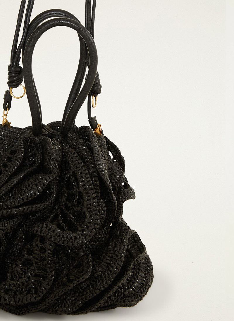 FARM Rio Raffia Flower Bag