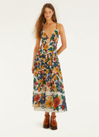 Tropi Embroidered Maxi Dress by FARM Rio