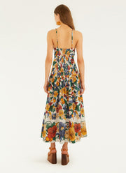 Tropi Embroidered Maxi Dress by FARM Rio
