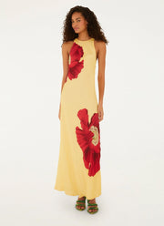 FARM Rio Poppy Flowers Maxi Dress