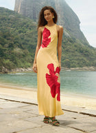 FARM Rio Poppy Flowers Maxi Dress