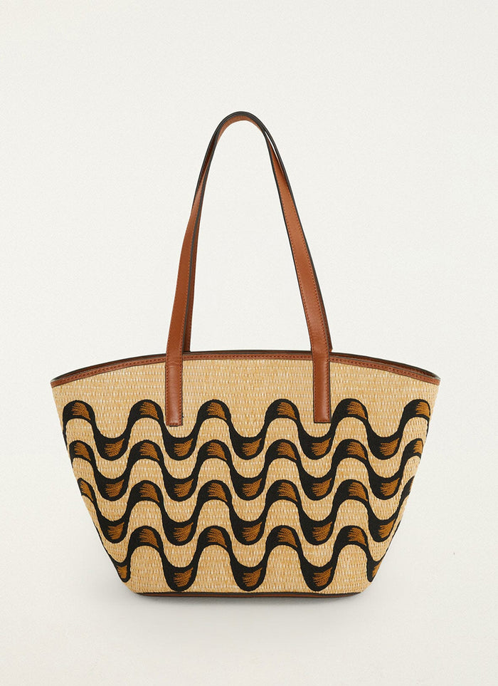  Raffia Basket Large Tote Bag by FARM RIO at Andrews 