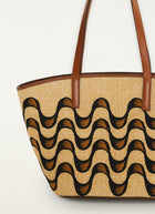 FARM Rio Raffia Basket Large Tote Bag
