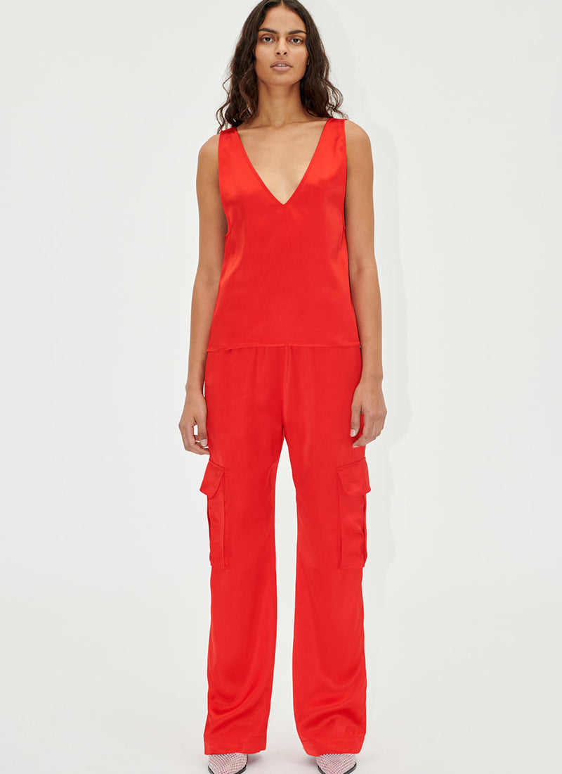 Stine Goya Fatuna Heavy Satin Cargo Pant