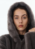 Faux Fur Hooded Jacket