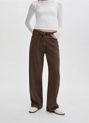 Featherweight Phoebe Drawstring Wide-Leg Jeans