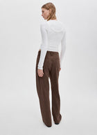 Featherweight Phoebe Drawstring Wide-Leg Jeans