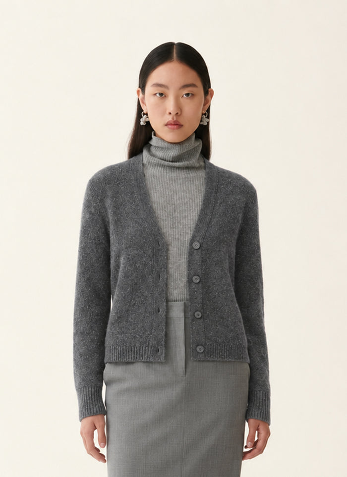 Filo Diamante V Neck Cardigan
