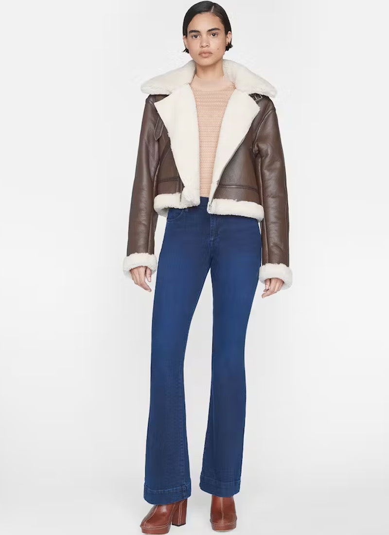 Frame Le High Flare Wide-Hem