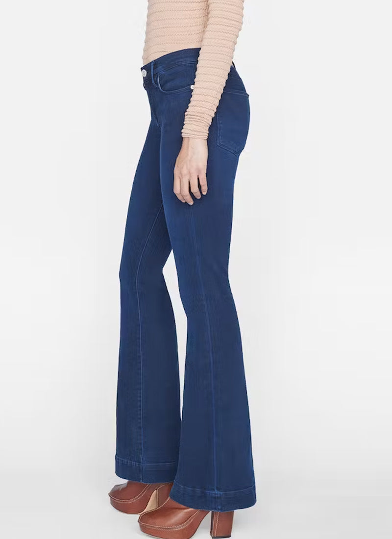 Frame Le High Flare Wide-Hem
