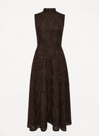 Flower Mesh Flared Dress by ROTATE at Andrews