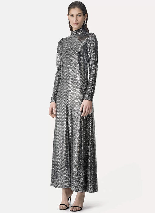 Forte Forte Night Glow Chic Long-Sleeve Maxi Dress