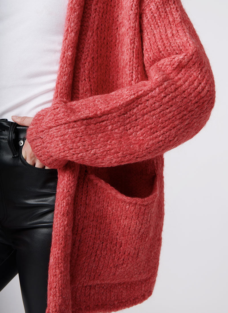 Forte Forte Open Long-Sleeve Wool Cardigan