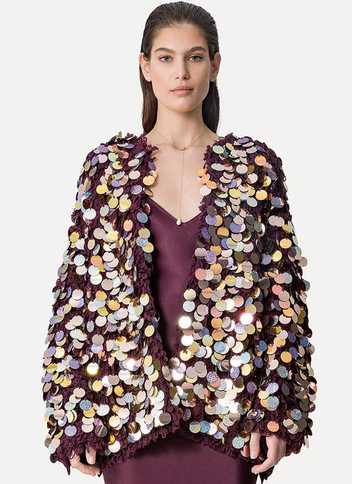 Forte Forte Paillette Knit Bomber Jacket