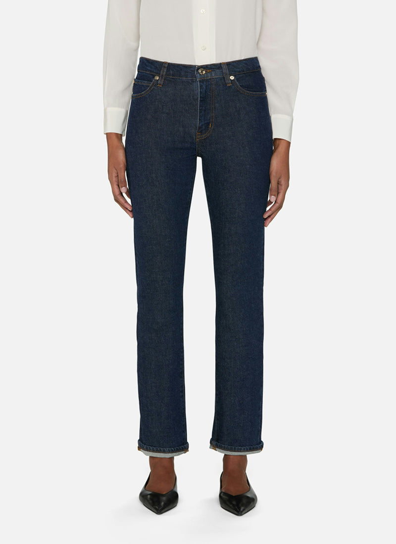 FRAME The Borrowed Straight Leg Jeans