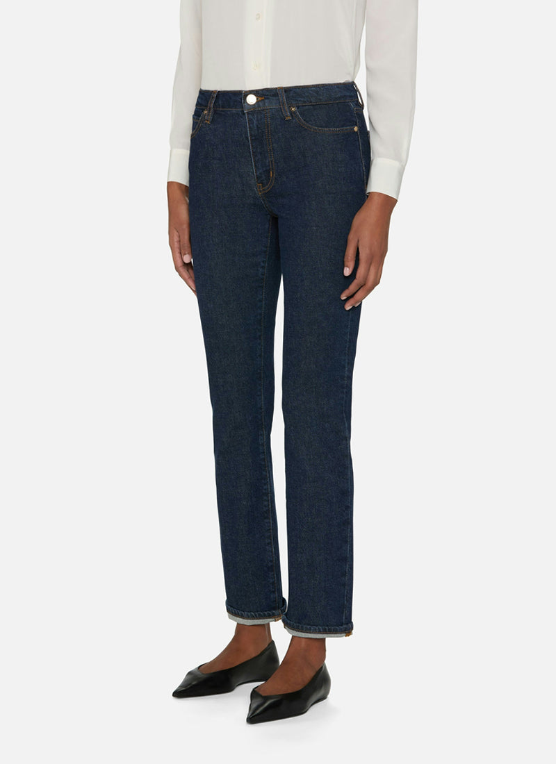 FRAME The Borrowed Straight Leg Jeans