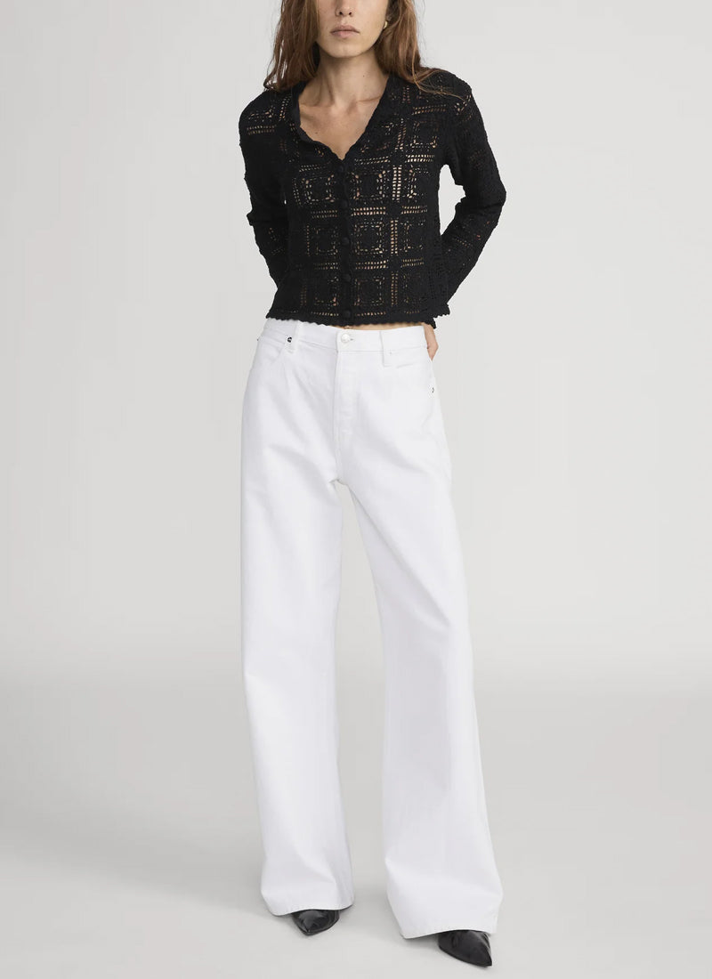 FRAME The Crochet Cardigan