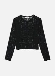 FRAME The Crochet Cardigan