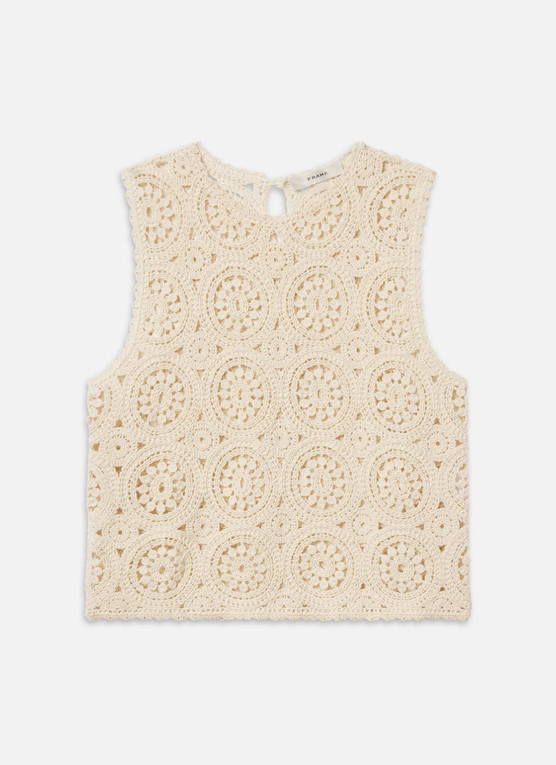 FRAME The Crochet Tank