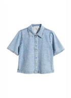 The Denim Crochet Top