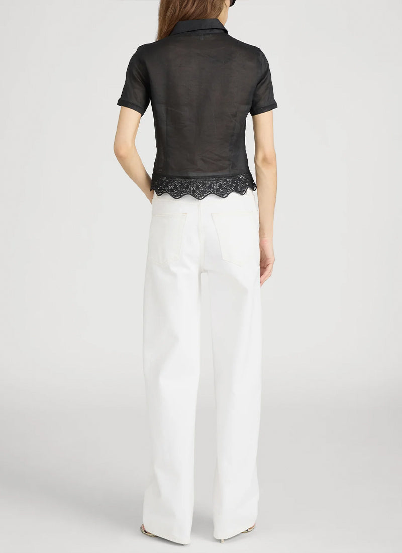 FRAME The Embroidered Seaside Shirt
