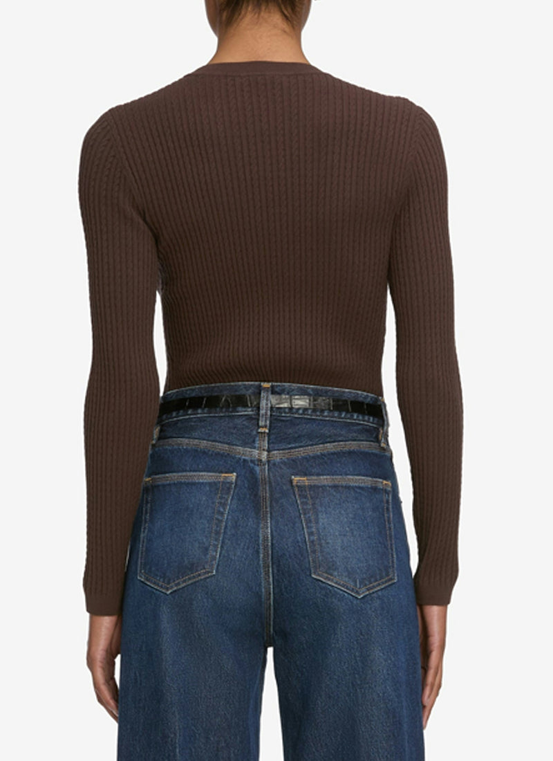 FRAME The Fine Cable Sweater